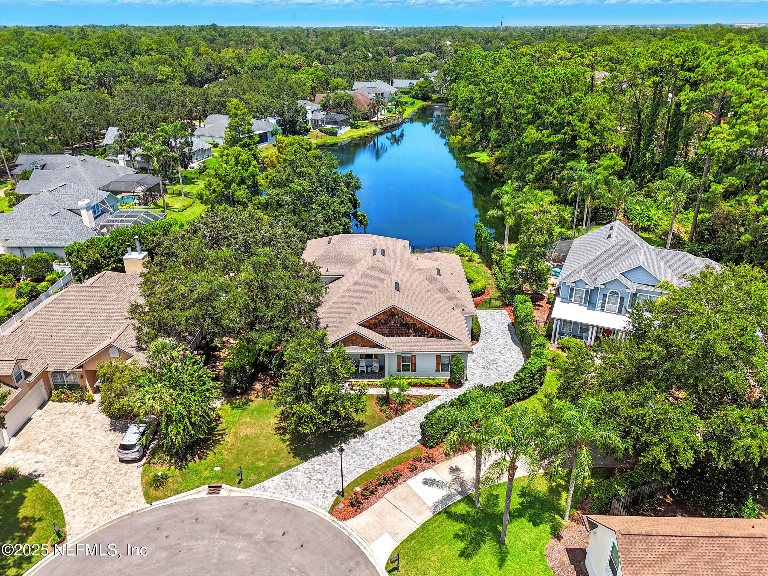 116 Palm Bay Court Ponte Vedra Beach, FL 32082 - Photo 51 of 60 an aerial view of residential houses with outdoor space and street view