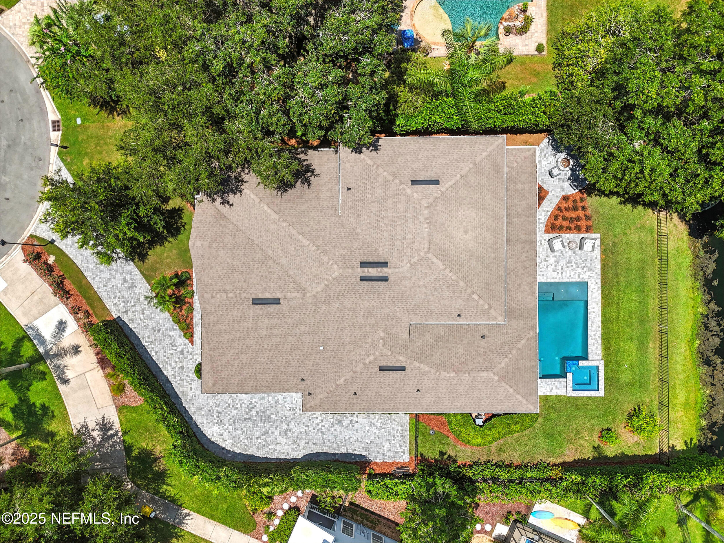 116 Palm Bay Court Ponte Vedra Beach, FL 32082 - Photo 56 of 60 an aerial view of a house