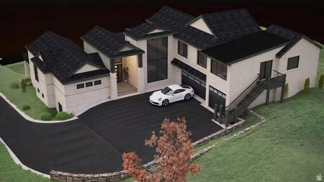 3101 Hunters Ridge Way Heber City, UT 84032 - Photo 4 of 17 Aerial view at twilight