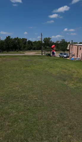 a view of a lake with houses