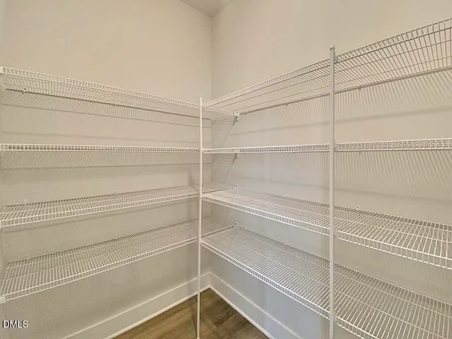 a view of a room with rack on the wall