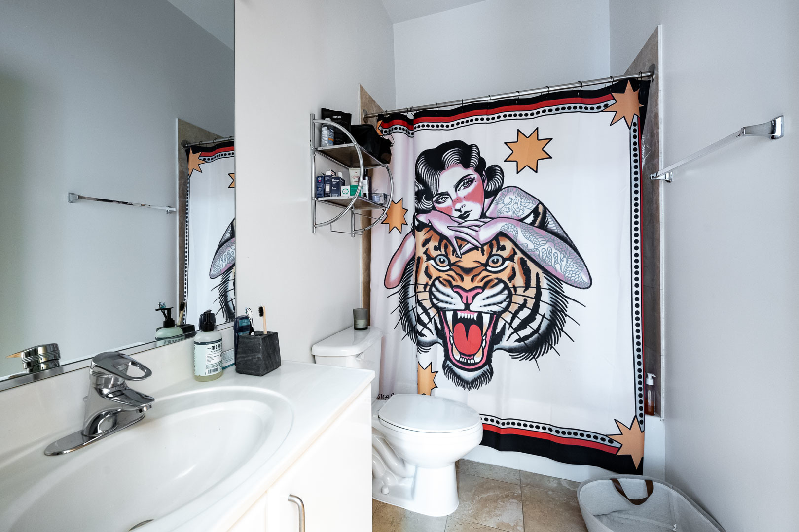 700 West Van Buren Street, Unit PH3 Chicago, IL 60607 - Photo 20 of 20 a bathroom with a sink and a mirror