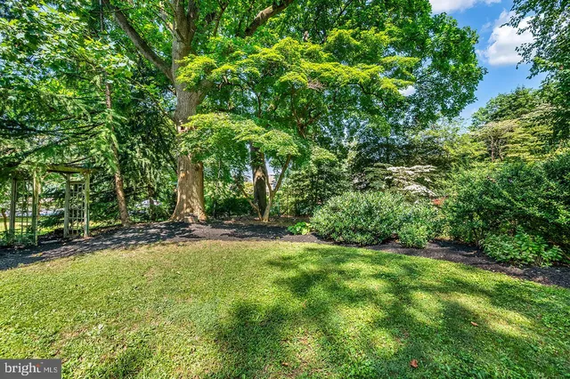 a view of outdoor space with deck and yard