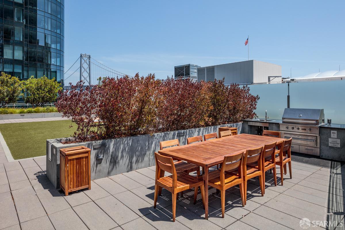 201 Folsom Street, Unit 22F San Francisco, CA 94105 - Photo 34 of 53 a outdoor space with furniture and a potted plant