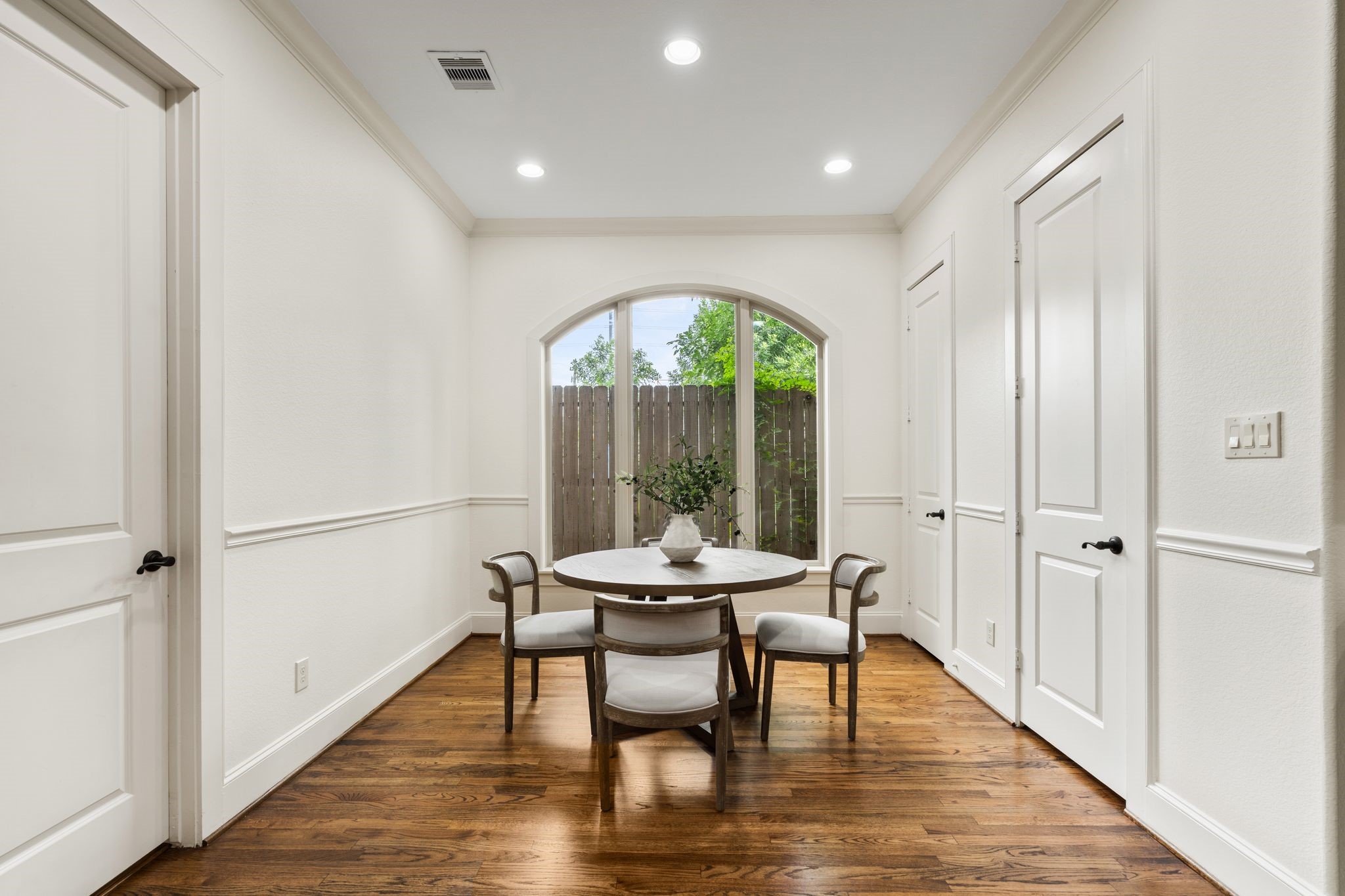1418 Du Barry Lane Houston, TX 77018 - Photo 18 of 45 a dining room with furniture window and wooden floor
