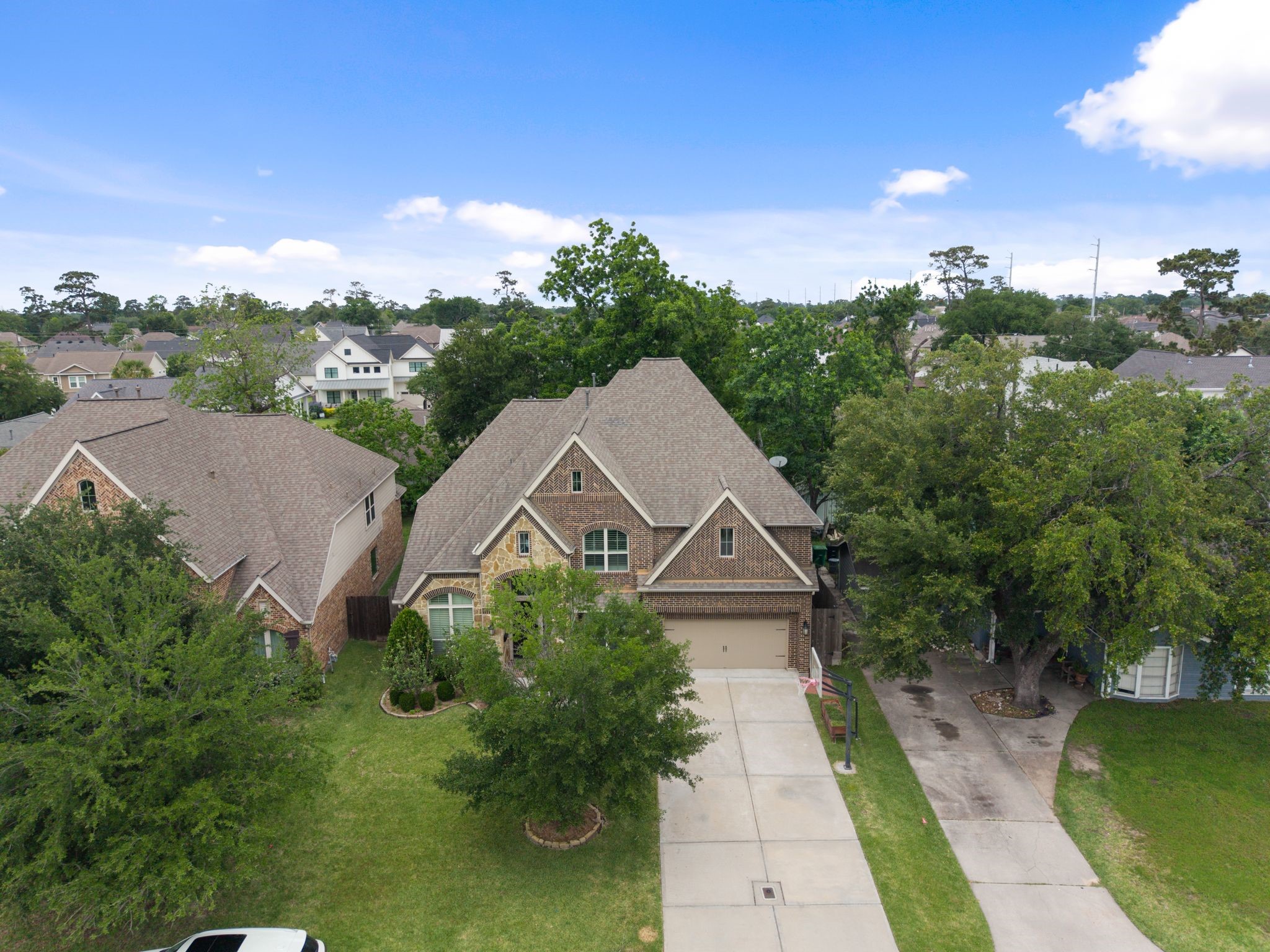 1418 Du Barry Lane Houston, TX 77018 - Photo 45 of 45 a aerial view of a house