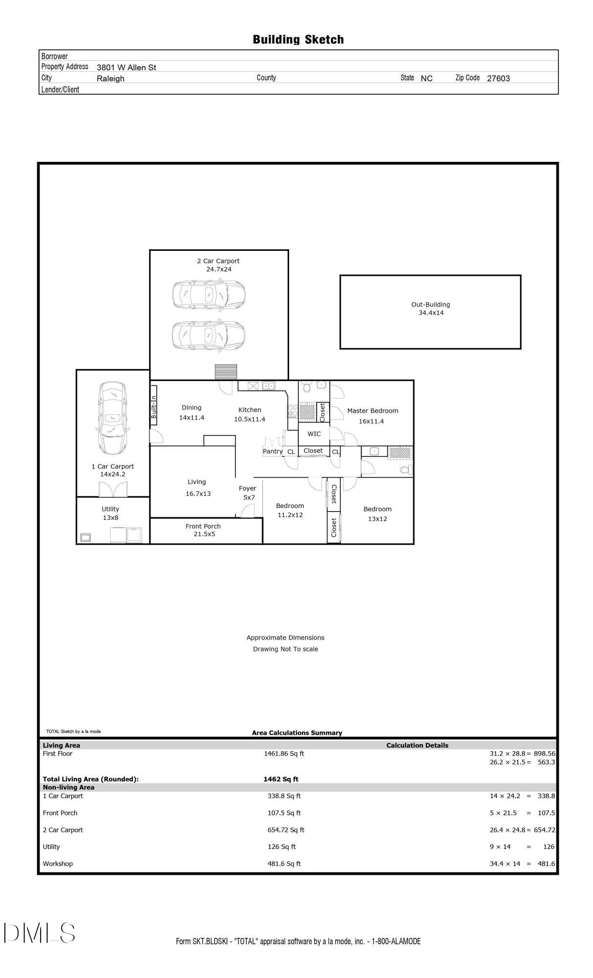 3801 West Allen Street West Raleigh, NC 27603 - Photo 34 of 34 Floorplan_0001