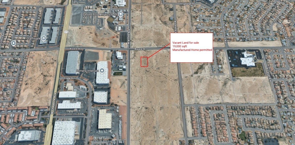 Aerial overview of property's location