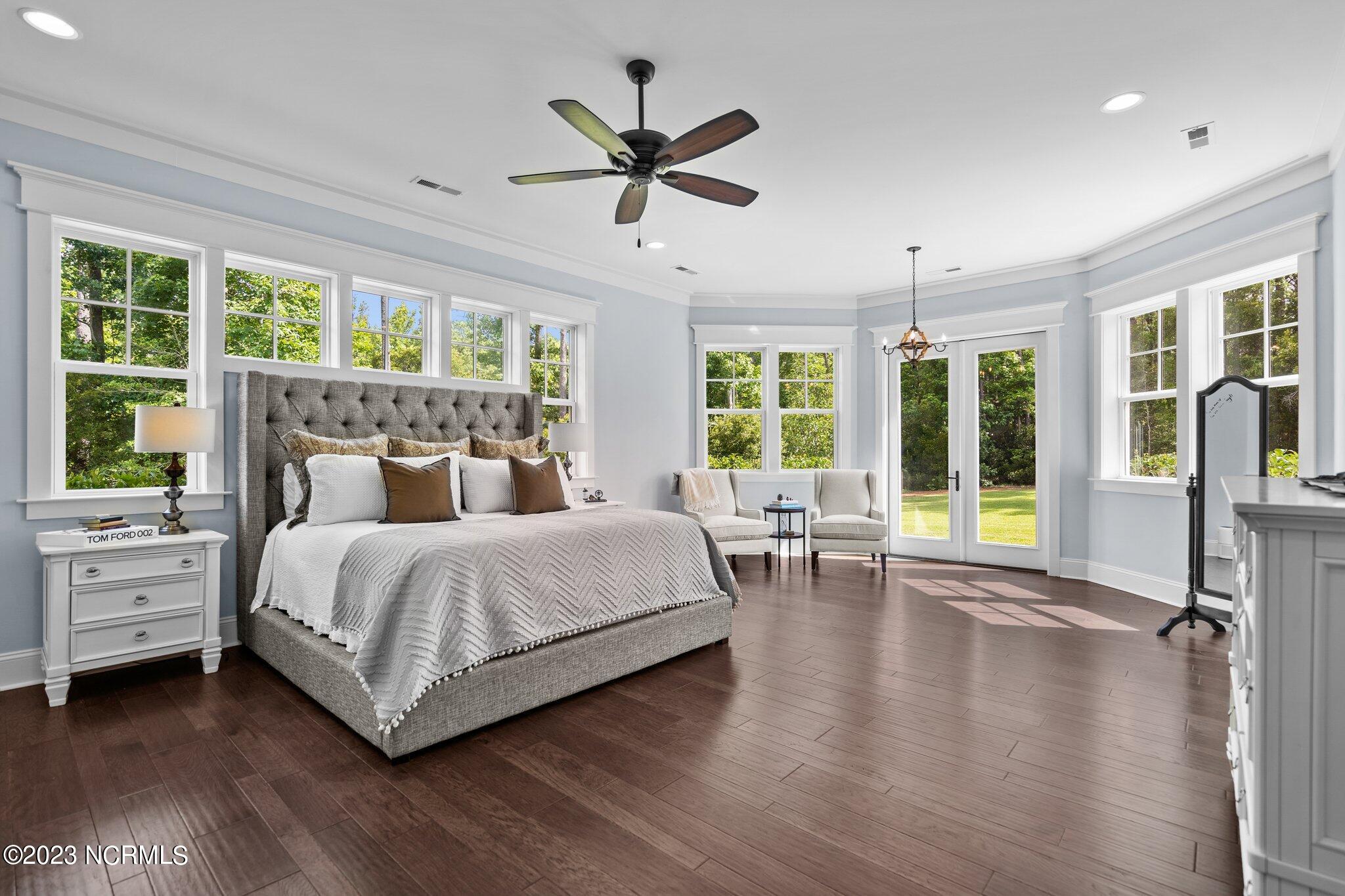 448 Whitebridge Road Hampstead, NC 28443 - Photo 20 of 139 Massive Master Bedroom overlooks scenic pond