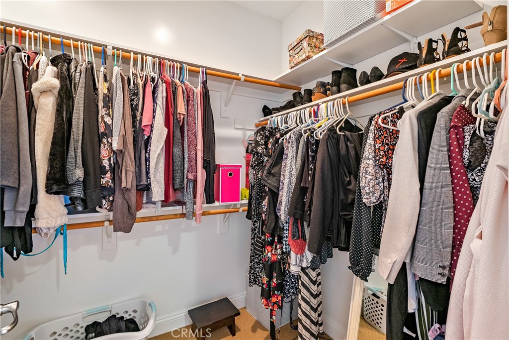 419 Junipero Way San Luis Obispo, CA 93401 - Photo 15 of 29 a view of walk in closet with clothes and shoes