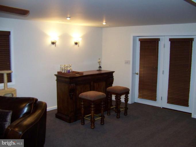 Lower level family room with walkout