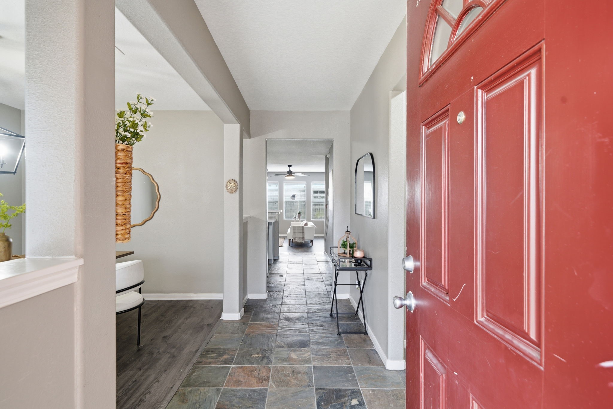 14422 Leafy Tree Drive Houston, TX 77090 - Photo 2 of 40 a bathroom with a glass door shower and a sink