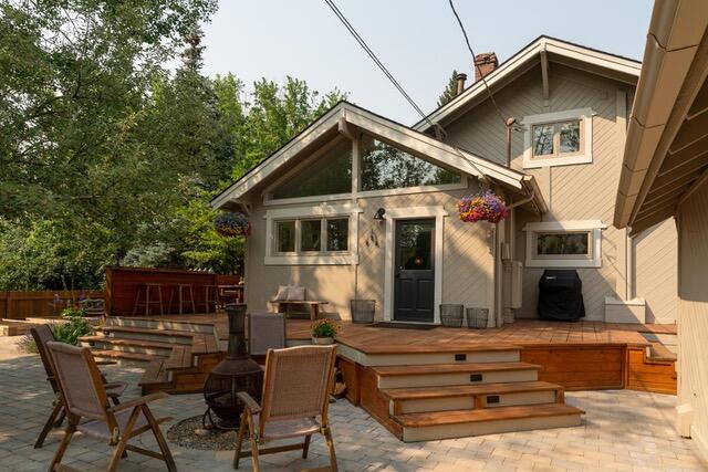304 North 4th Avenue Hailey, ID 83333 - Photo 23 of 24 Back Deck in Summer