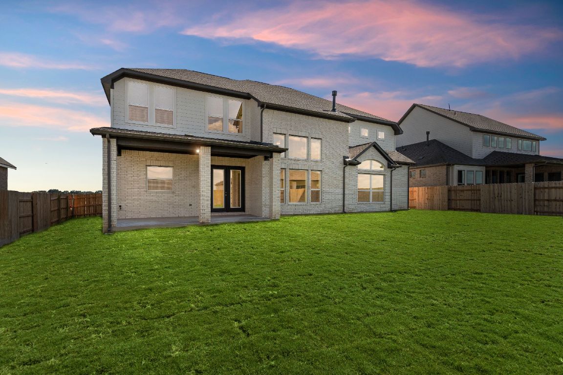 816 South Hemingway Loop Liberty Hill, TX 78642 - Photo 30 of 40 Rear of Home and Private Backyard