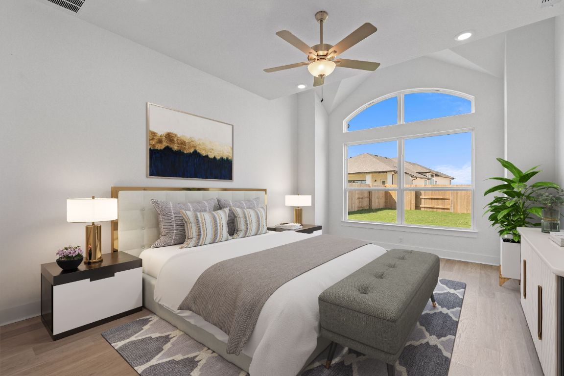816 South Hemingway Loop Liberty Hill, TX 78642 - Photo 5 of 40 Primary Bedroom - Virtually Staged