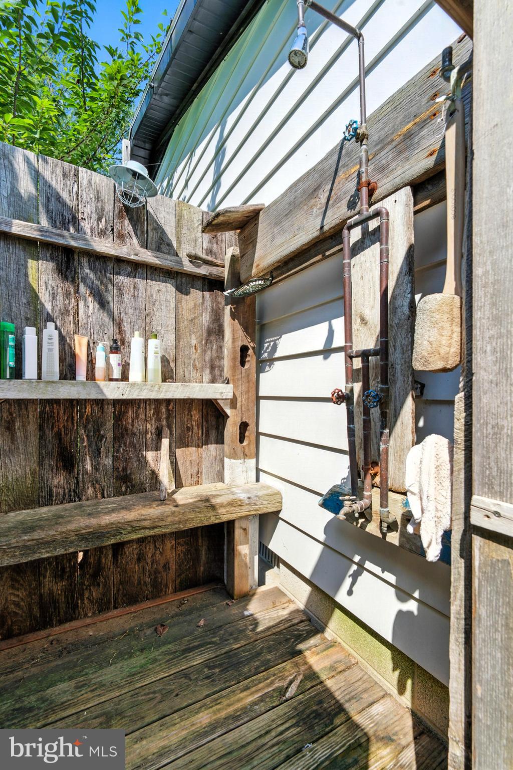 5807 Beach Road Rock Hall, MD 21661 - Photo 22 of 41 Outdoor shower
