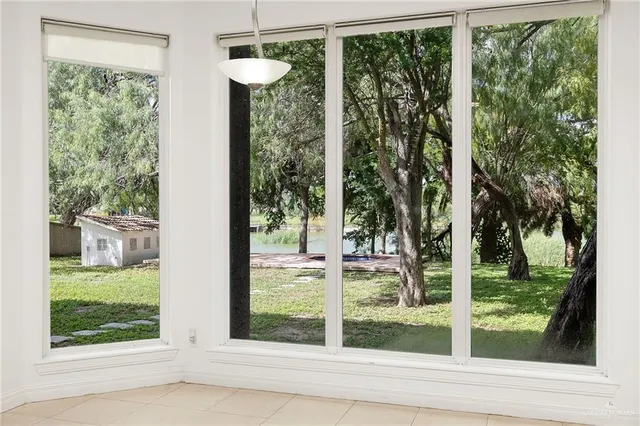 a view of a from a window