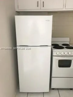 a white refrigerator freezer sitting inside of a kitchen
