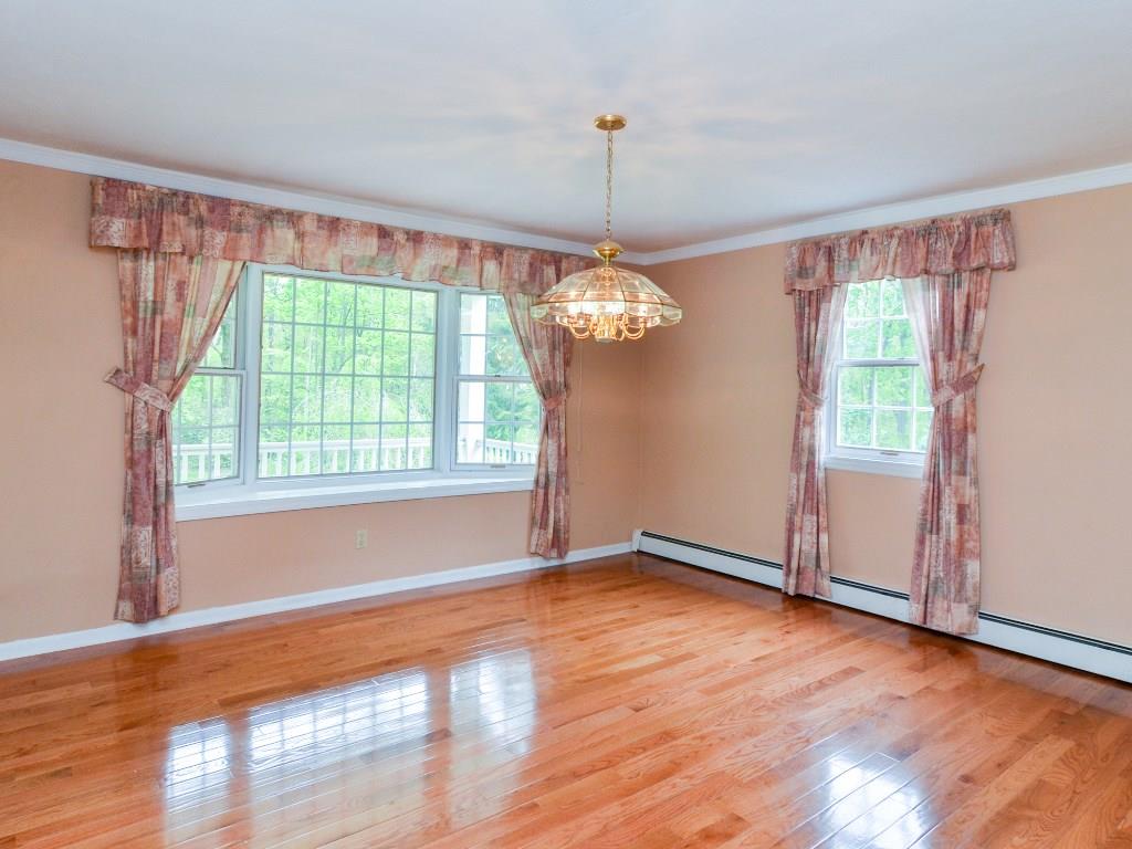 115 Syl Road Sewickley, PA 15143 - Photo 4 of 20 Dining room with gleaming hardwood floors and bay window.