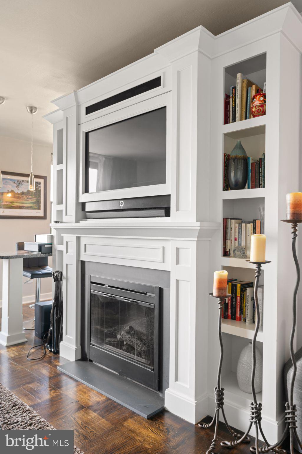 2601 Pennsylvania Avenue, Unit 846 Philadelphia, PA 19130 - Photo 9 of 40 a living room with furniture and a fireplace
