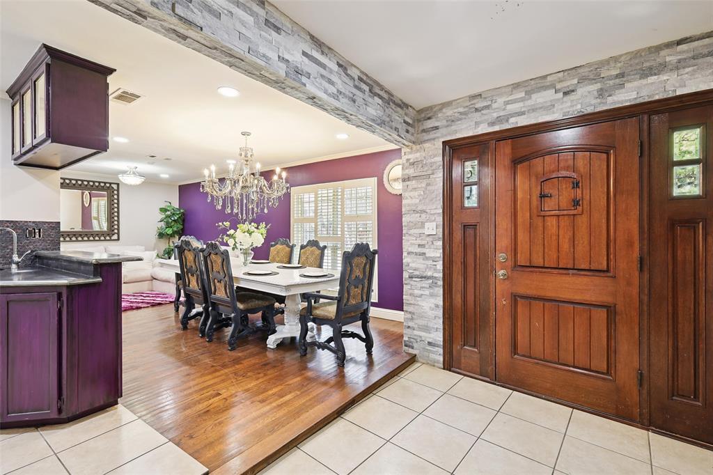 10505 Ferguson Road Dallas, TX 75228 - Photo 8 of 29 a view of dining area with chandelier