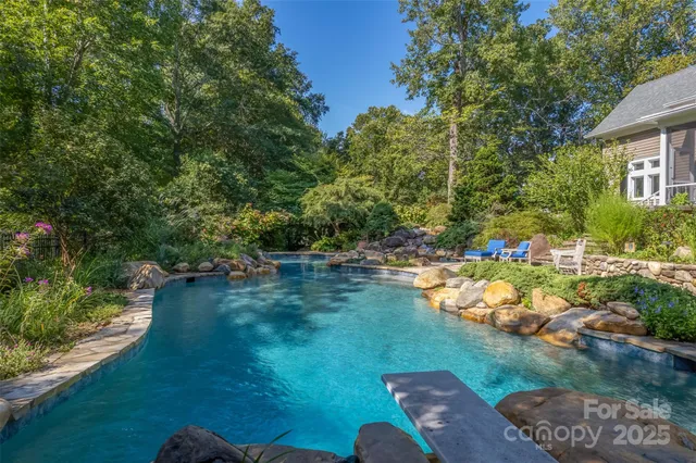 a view of a lake with houses