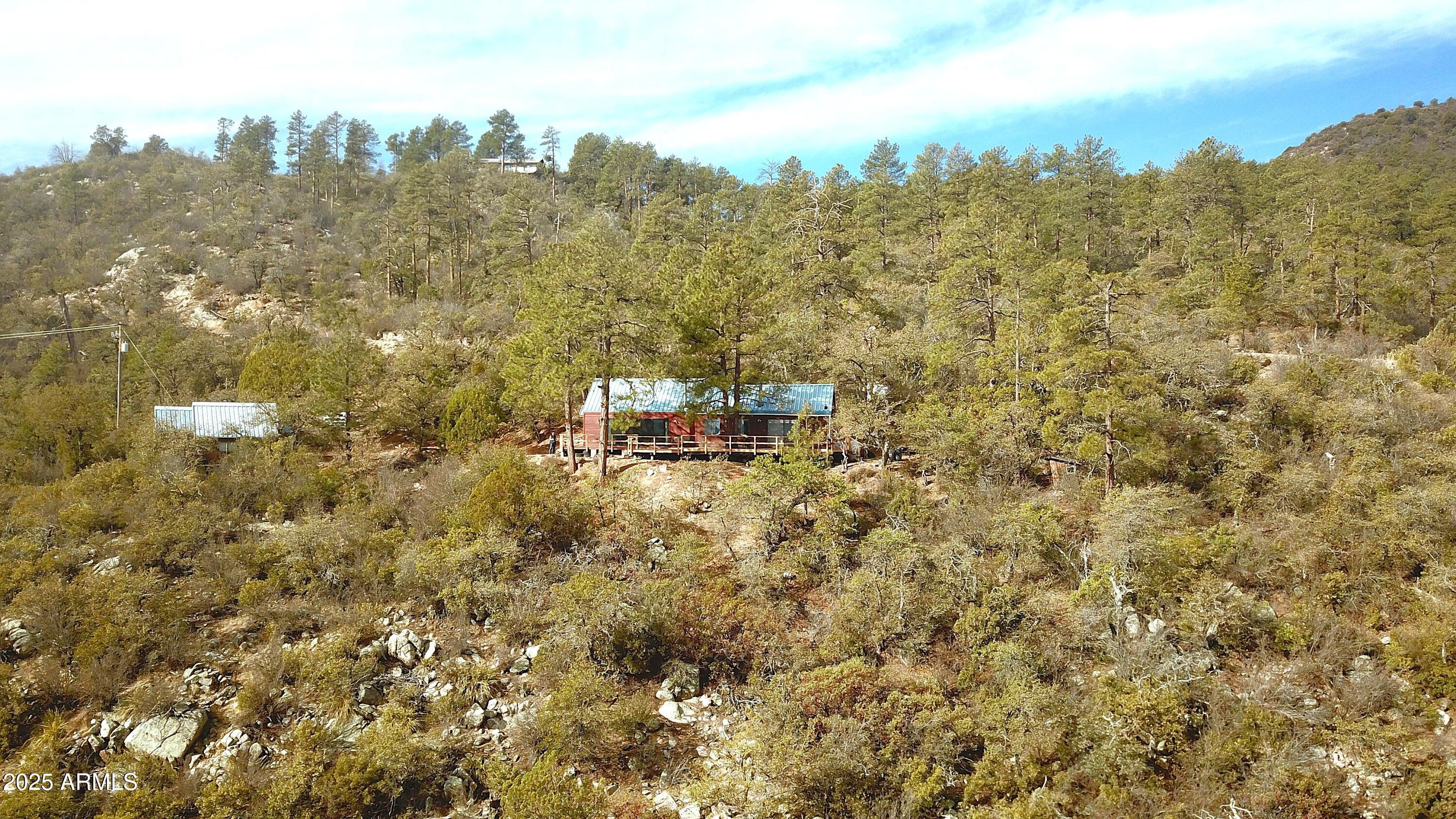 6358 Mountain View Road Crown King, AZ 86343 - Photo 41 of 42 a view of a field with trees in the background
