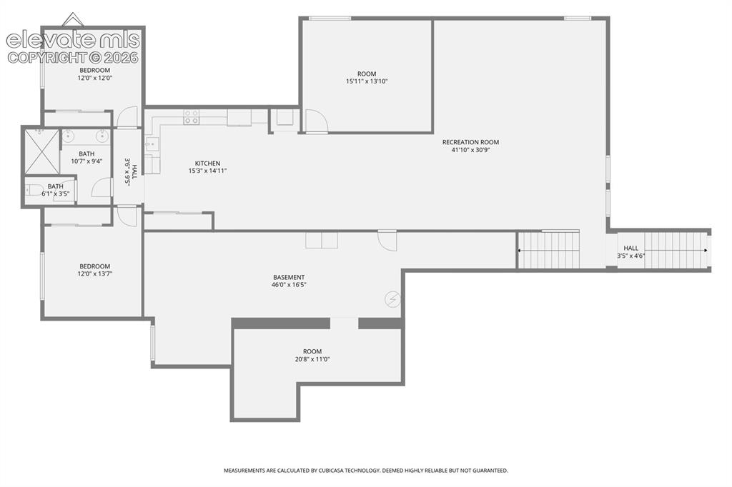 13680 Woodlake Road Elbert, CO 80106 - Photo 30 of 46 Basement floor plan