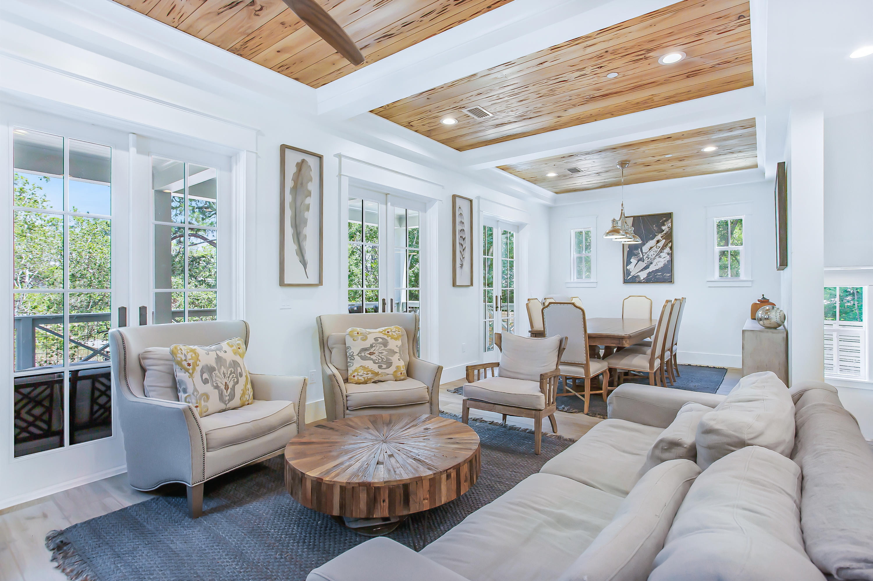 177 Grayton Trail Road Santa Rosa Beach, FL 32459 - Photo 13 of 78 a living room with furniture and a large window