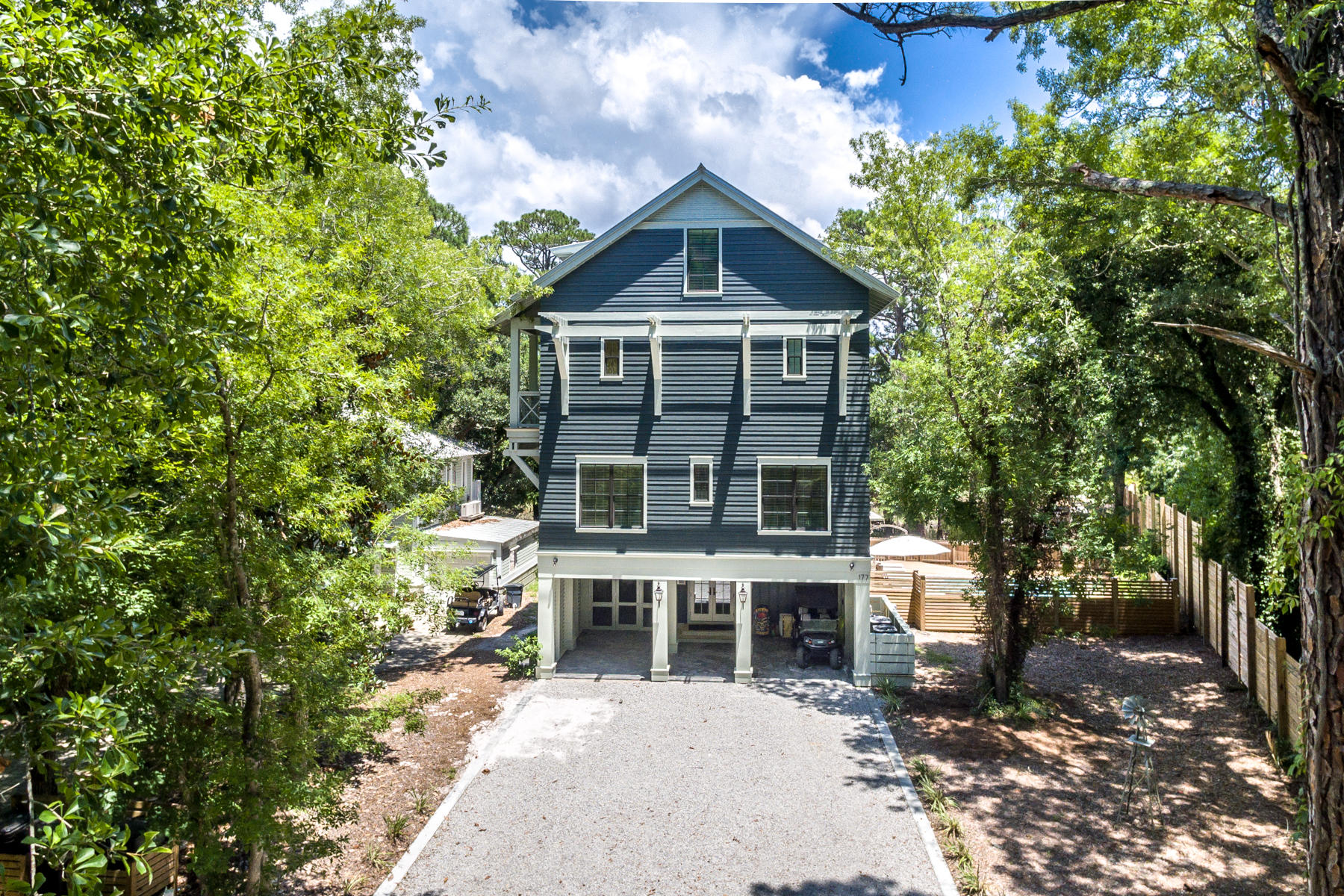 177 Grayton Trail Road Santa Rosa Beach, FL 32459 - Photo 59 of 78 front view of a house with a yard