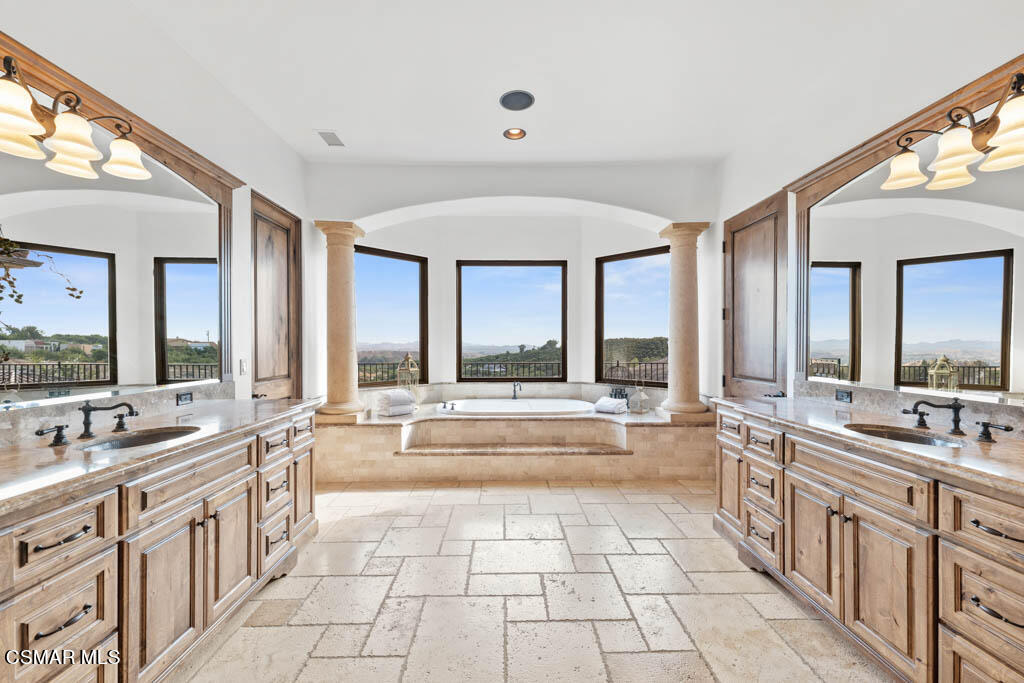 8577 Happy Camp Road Moorpark, CA 93021 - Photo 41 of 96 a large bathroom with a large tub and sink