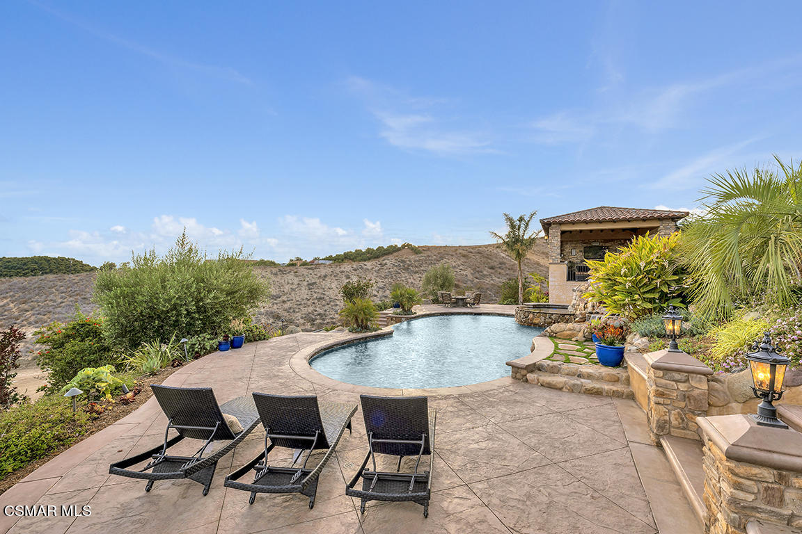 8577 Happy Camp Road Moorpark, CA 93021 - Photo 84 of 96 a view of a terrace with furniture and a table