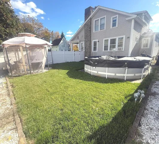 a house view with a outdoor space