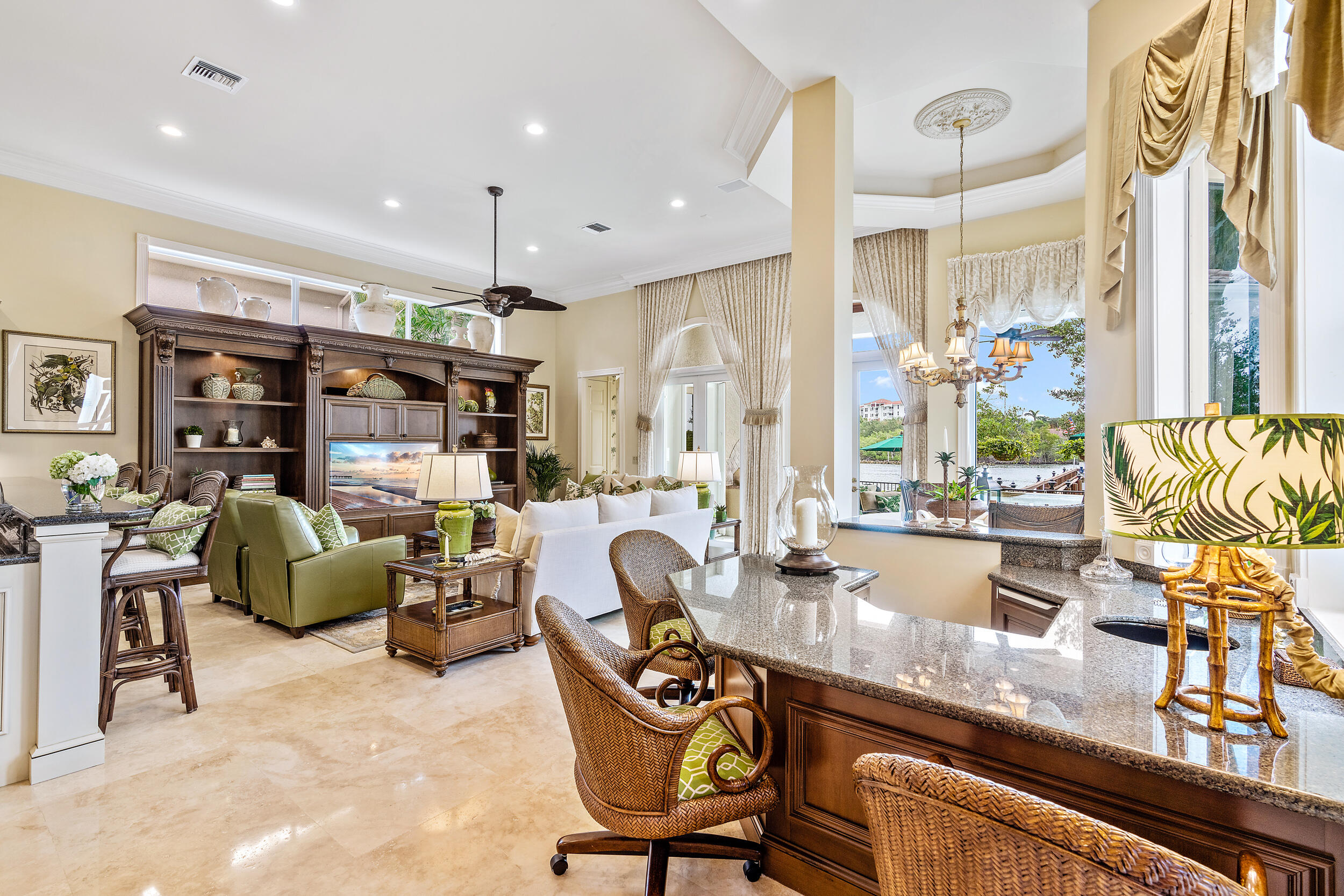 3152 Casseekey Island Road Jupiter, FL 33477 - Photo 15 of 45 a room with furniture or window and a view of living room