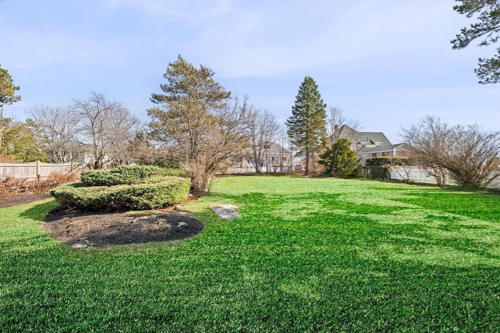 19-21 Cleveland Road Marblehead, MA 01945 - Photo 5 of 35 a view of a garden with large trees