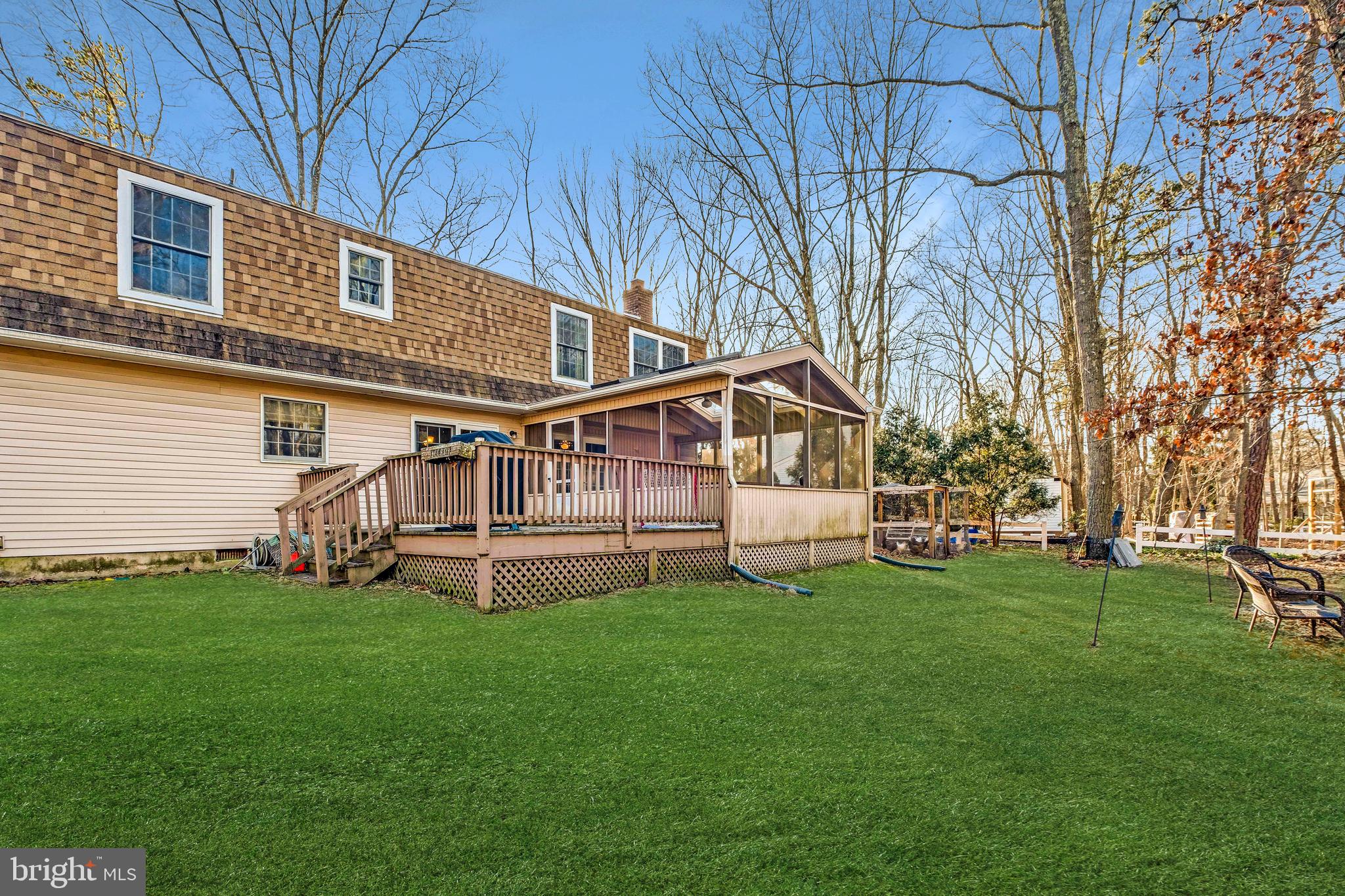 572 Fairview Road Medford, NJ 08055 - Photo 40 of 48 a view of a house with a yard and sitting area