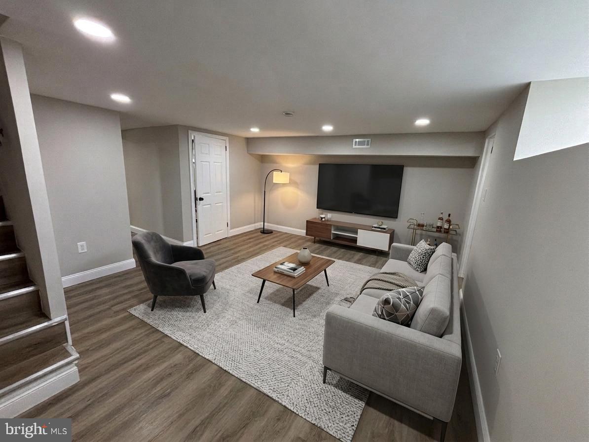 8266 Temple Road Philadelphia, PA 19150 - Photo 5 of 38 Living Room - Virtually Staged