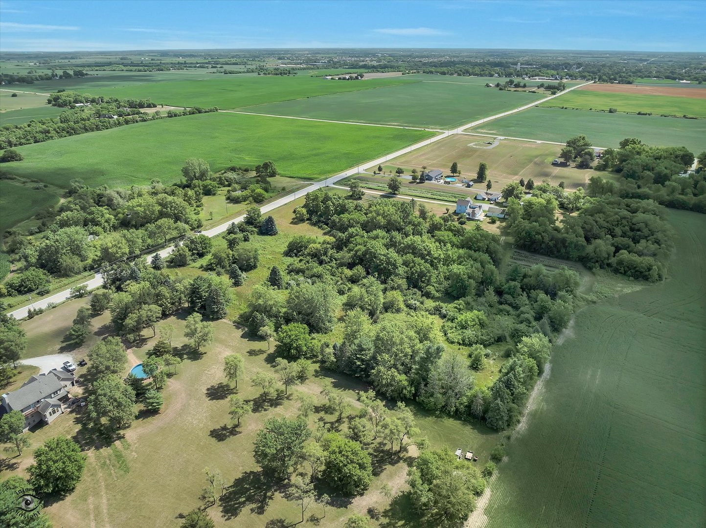 0 West Indiana Avenue Beecher, IL 60401 - Photo 5 of 13 an aerial view of a houses with outdoor space and river