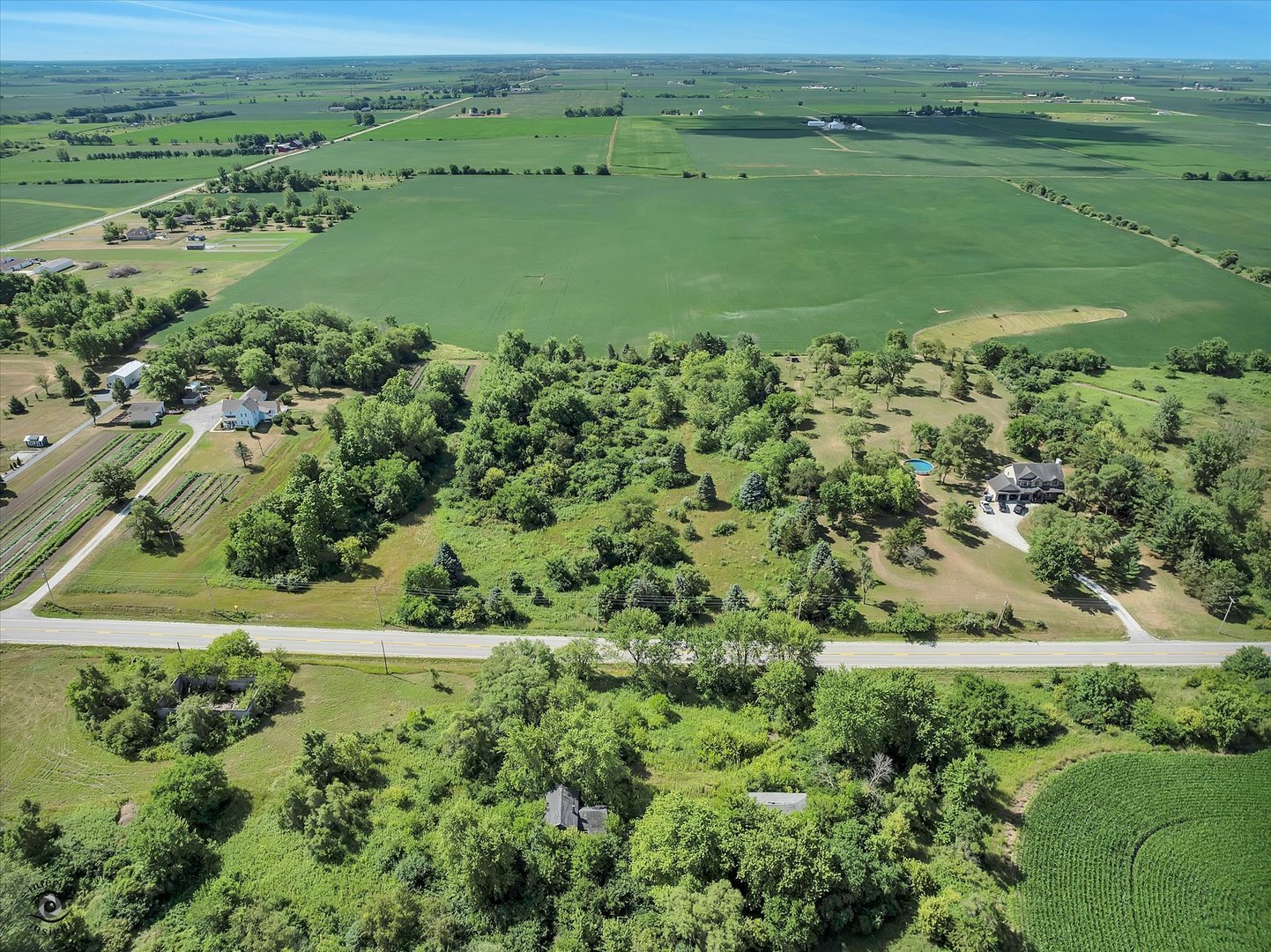 0 West Indiana Avenue Beecher, IL 60401 - Photo 8 of 13 an aerial view of a houses with outdoor space and city view