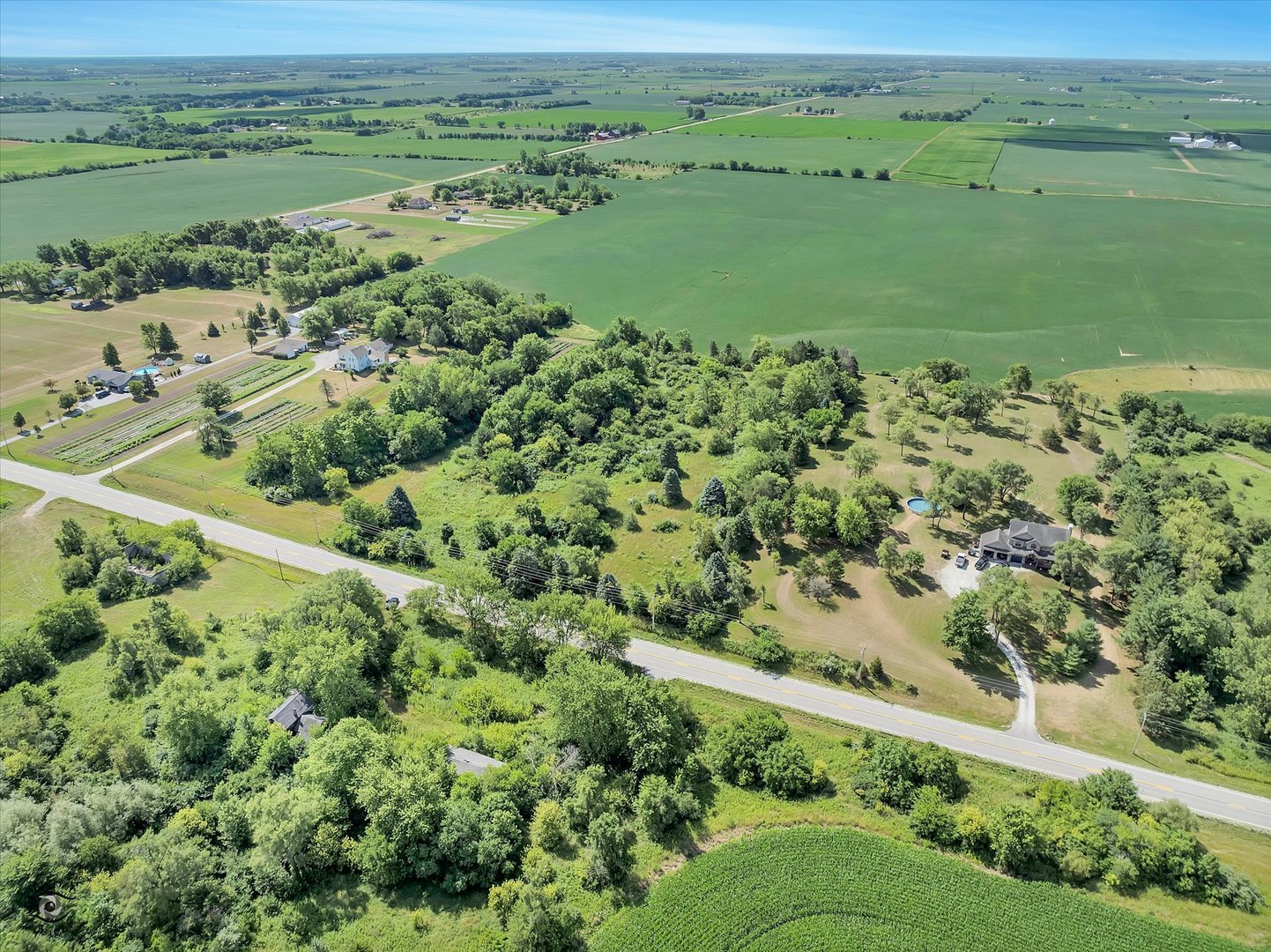 0 West Indiana Avenue Beecher, IL 60401 - Photo 9 of 13 an aerial view of a houses with a yard