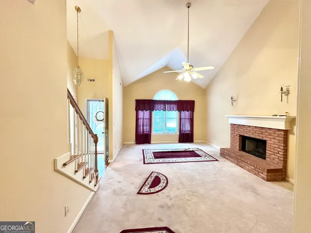 a room with gym equipment