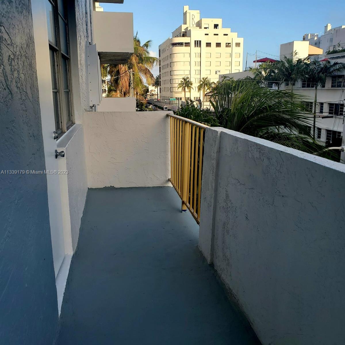 245 18th Street, Unit 403 Miami Beach, FL 33139 - Photo 18 of 30 a view of a balcony with an outdoor space