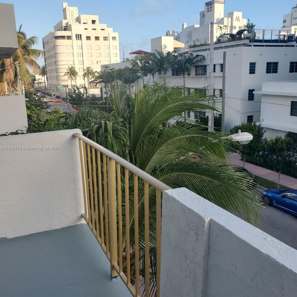 245 18th Street, Unit 403 Miami Beach, FL 33139 - Photo 20 of 30 a view of a balcony with an outdoor space