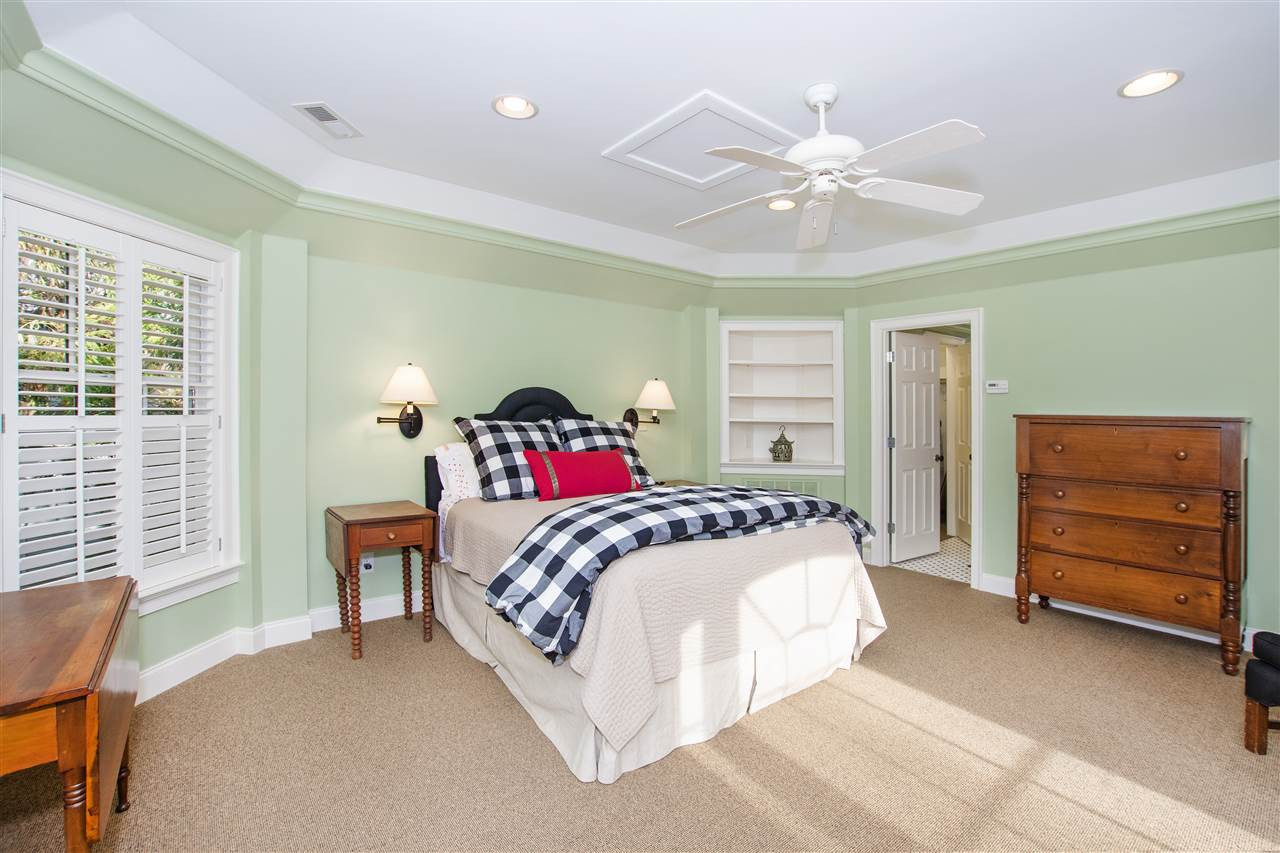 2514 Anderson Drive Raleigh, NC 27608 - Photo 22 of 30 Bedroom from the stairs/ very interesting dimensions w/ full bath