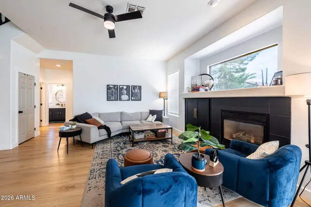 a kitchen with stainless steel appliances a stove and a microwave