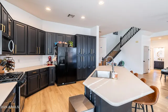 an aerial view of a city with lots of residential buildings