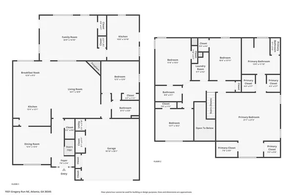 $3,700 | 1931 Gregory Run Northeast, Atlanta, GA 30345