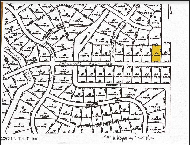 417 Whispering Pines Road Georgetown, FL 32139 - Photo 1 of 7 417 Whispering Pines Plat Map
