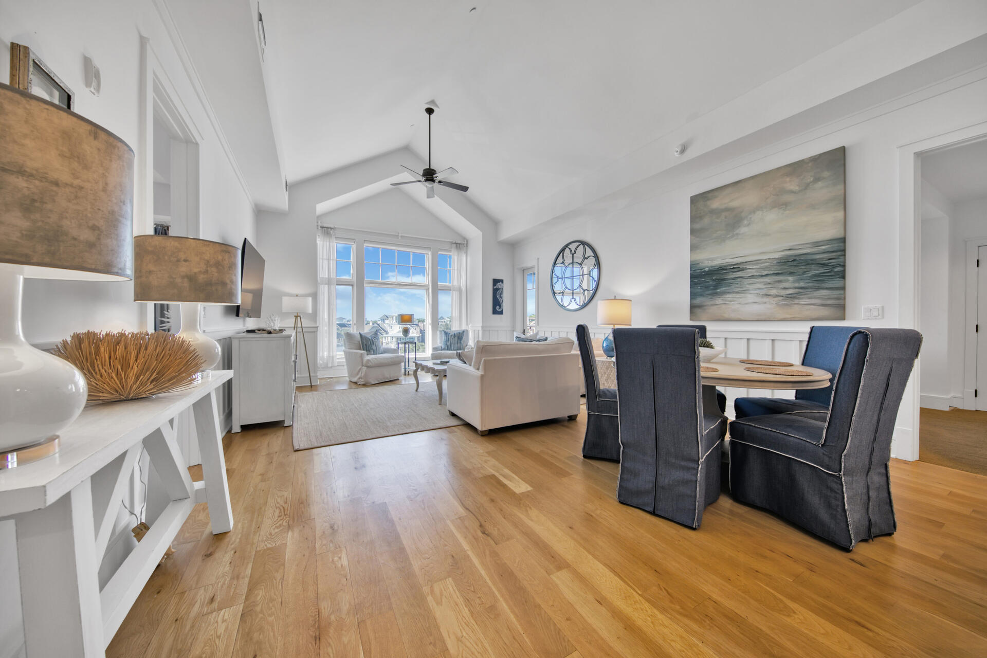 99 Compass Point Way South, Unit 404 Inlet Beach, FL 32461 - Photo 1 of 19 a living room with furniture and a wooden floor