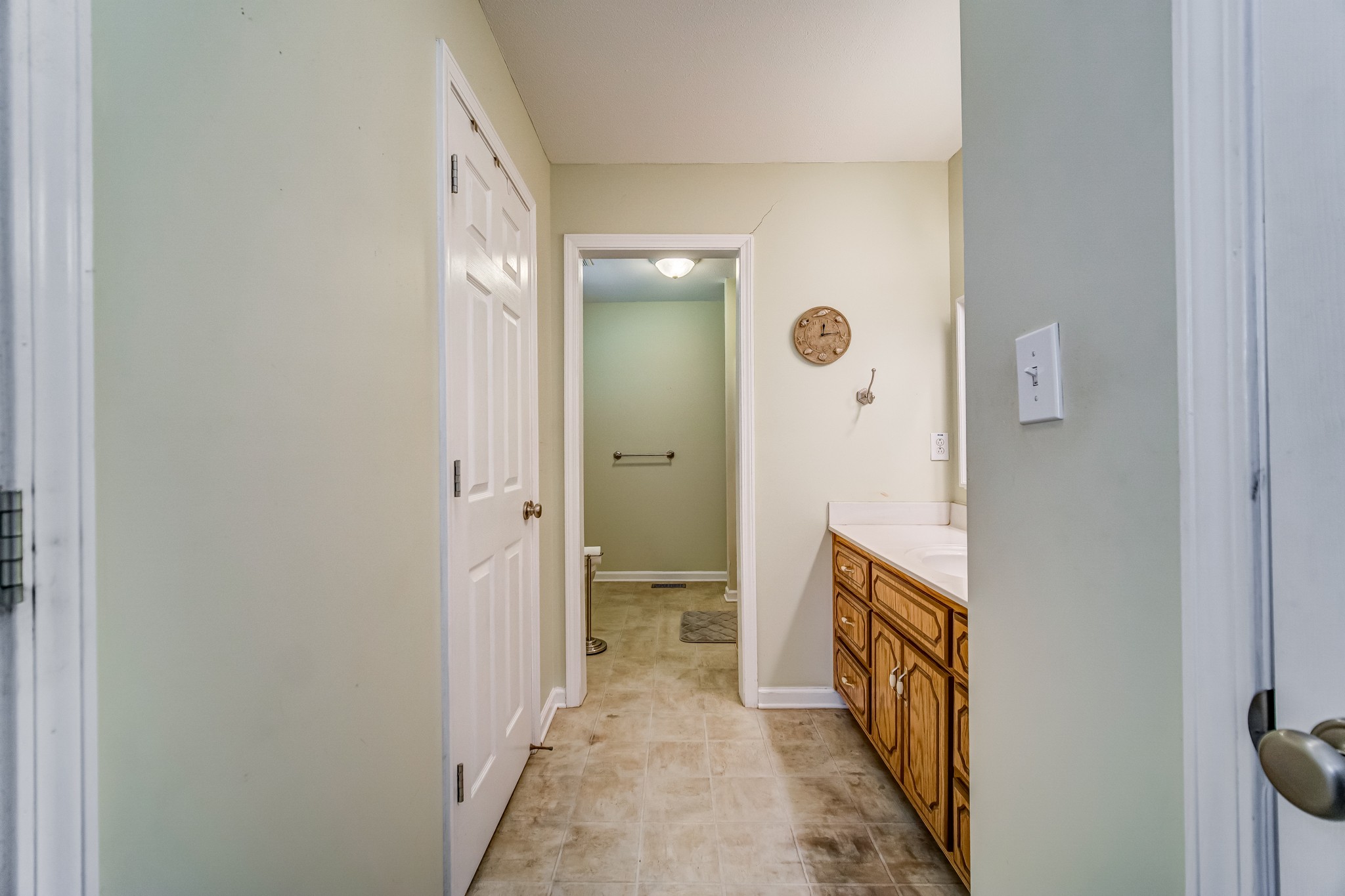 5407 Marion Road Cunningham, TN 37052 - Photo 14 of 35 a view of a bathroom from the hallway